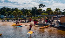 paddle sur les canaux des viviers