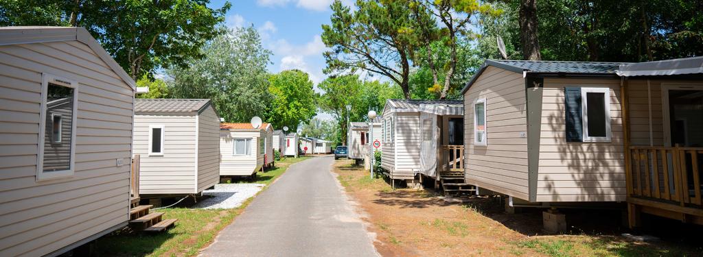 Mobil homes au camping du Bois Masson