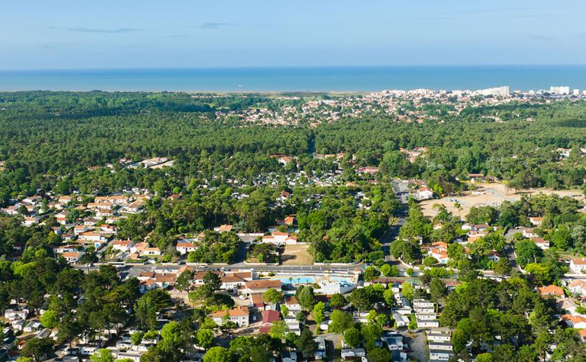 Vue du ciel au Bois Dormant